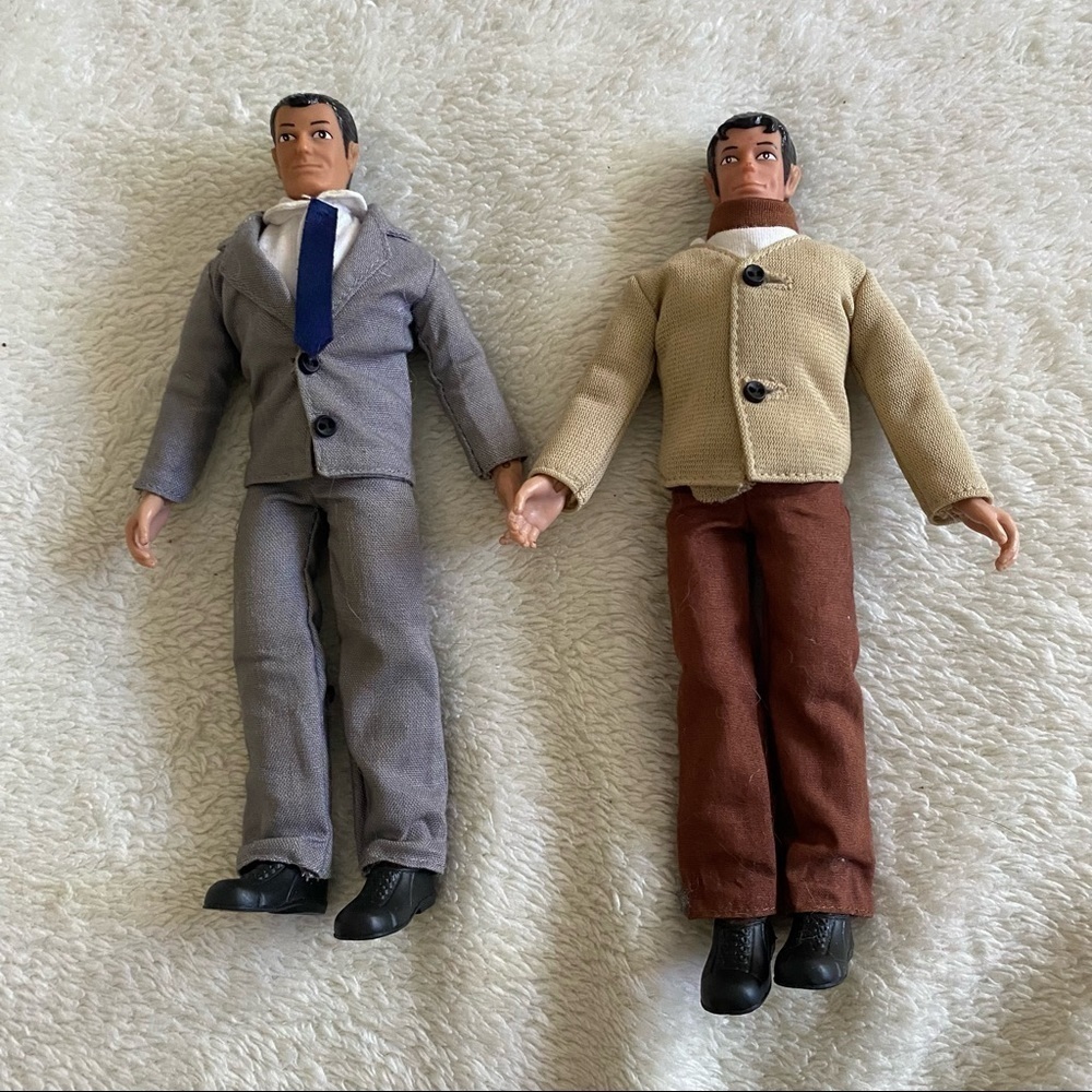 Dc Bruce Wayne Dick Grayson action figures retro 2013 no box​​​​​​